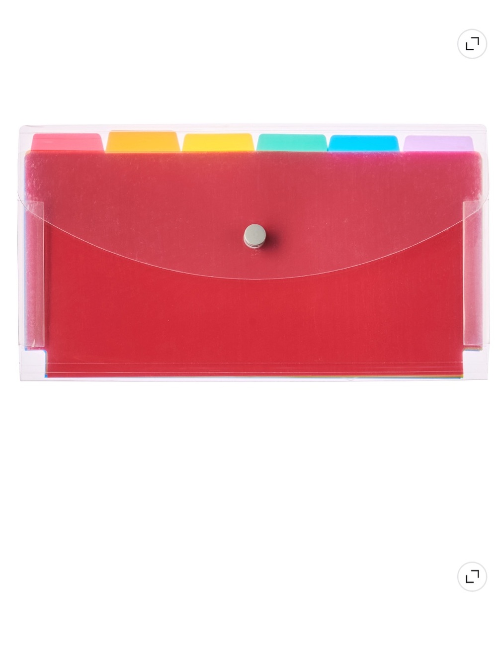 Pen+Gear Coupon/Check Size 7 Pocket Expanding File Organizer NWT